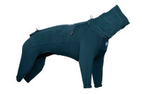 Trail quest fleece overall dog jacket, dark teal
