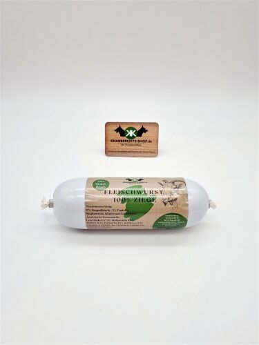 Knabberkiste Fleischwurst Ziege 400g