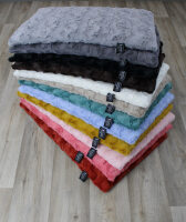 Plüschdecke (Farbe: schwarz, Größe: XL)