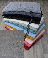 Plüschdecke (Farbe: schwarz, Größe: XL)