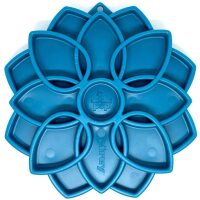 Blumenmandala (Farbe: blau)