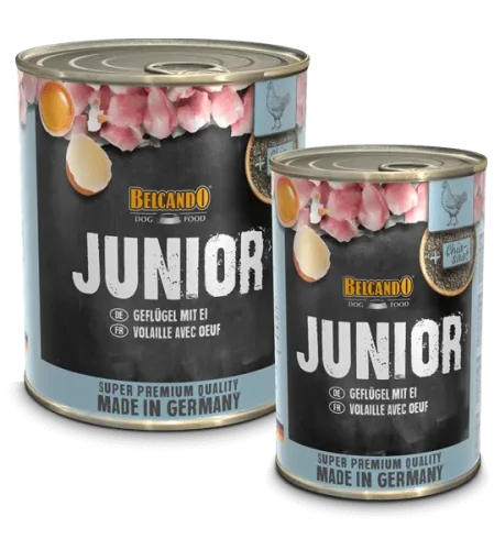 BELCANDO® JUNIOR GEFLÜGEL MIT EI 800g