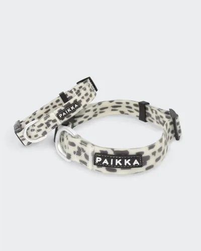 PAIKKA Glow Collar black/white