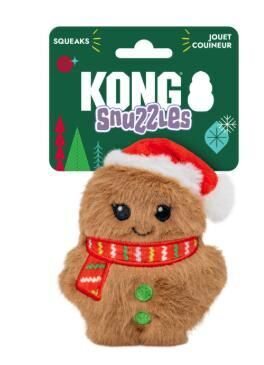 KONG Holiday Snuzzles Mini Santa Gingerbread XS