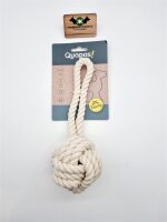 Quapas Dog Toy Rope Ball Natural L 30cm