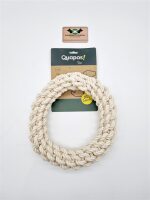 Quapas Dog Toy Rope Round Natural L 27cm