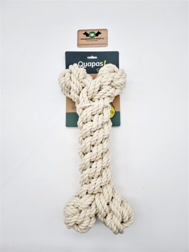 Quapas Dog Toy Rope Bone Natural Größe XL 40cm