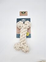 Quapas Dog Toy Rope Bone Natural Größe L 27cm