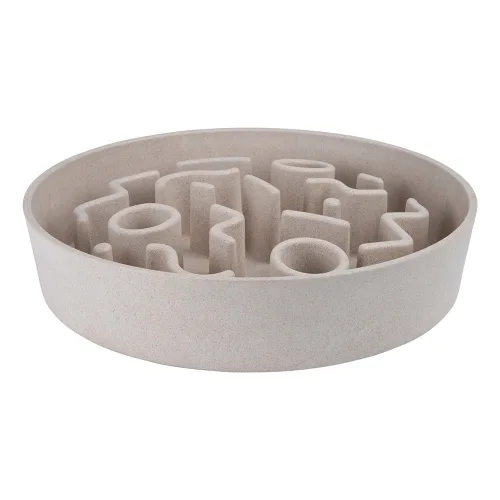 Slow Feeder BAMBOO sand 28cm