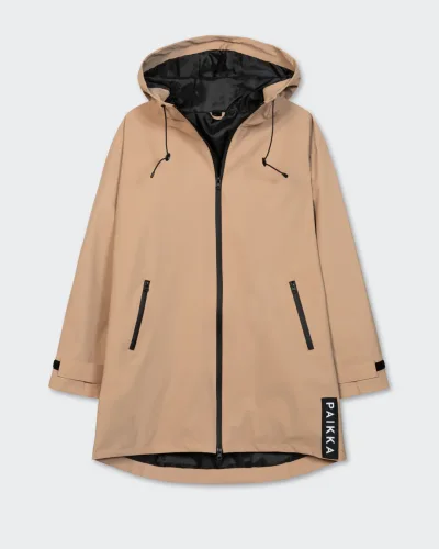 PAIKKA Human Raincoat Lite Taupe W