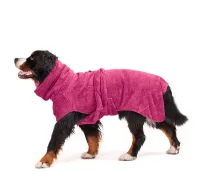 Hundebademantel Lills Pink