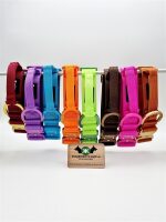 Taktisches Hundehalsband ULTRA LIGHT 3,8cm mit Griff Lila...