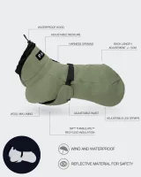 PAIKKA Visibility Winter Jacket Wool Grün