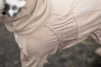 NonStop Trail quest fleece overall dog jacket, sand 50