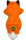 Bite Force Built w. Kevlar Tough Plush - Fox