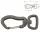 Sicherheitskarabiner Aluminium 71mm/20mm kleine Hunde