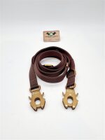 Taktische Hundeleine mit Froschkarabiner 360° drehbar, Länge 2m, verstellbar