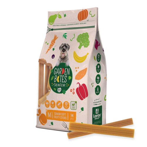 Garden Bites Senior Soft Fruity Sticks Medium (12cm) - 14 Stück