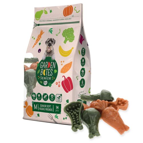 Garden Bites Senior Soft Veggie Friends Medium (8,5cm) - 14 Stück