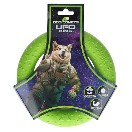 Dog Comets UFO Ring M grün