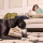 Schleckball Woof Pupsicle Power Chewer Schwarz